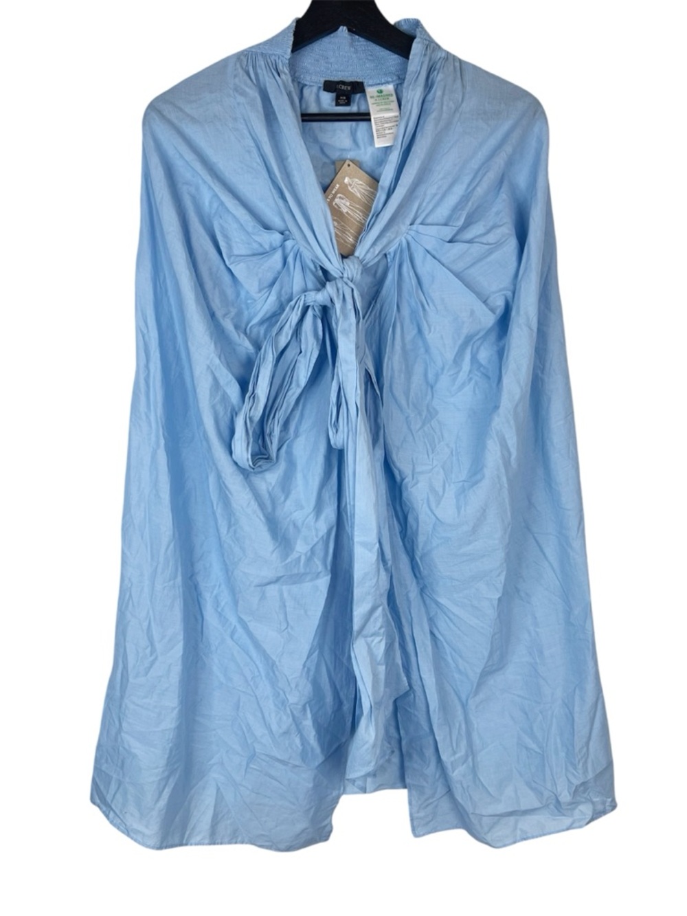 NWT J. Crew Blue Convertible 3 in 1 Beach Sarong
